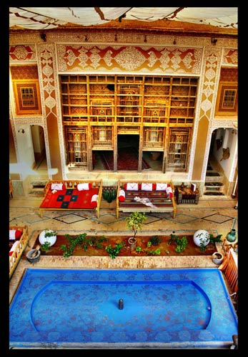 نمایی از هتل سنتی ملک التجار یزد